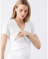 Ripe Maternity Women's Luxe Knit Embrace Nursing Tee