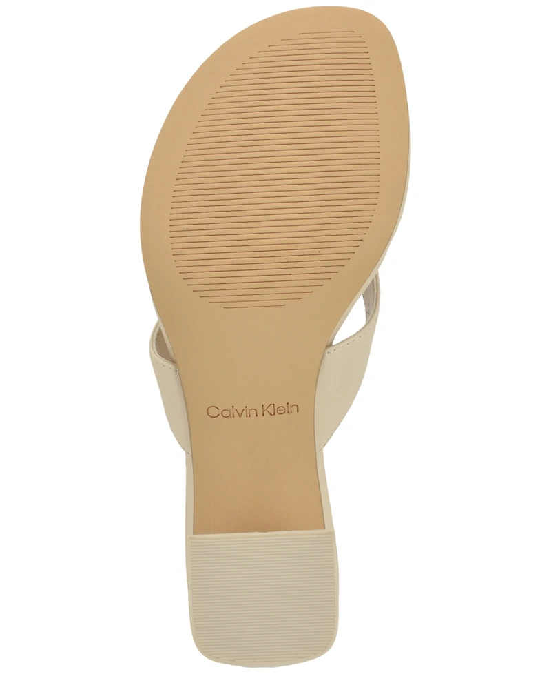 Calvin Klein Women's Locinda Block Heel Sandals