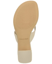 Calvin Klein Women's Locinda Block Heel Sandals