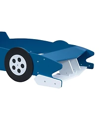 Streamdale Furniture Twin Size Race Car-Shaped Platform Bed with Wheels