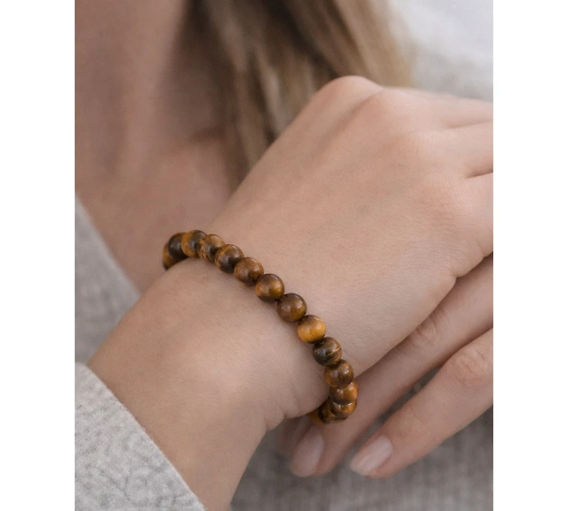 Macy's Tiger Eye (6mm) Stretch Bracelet