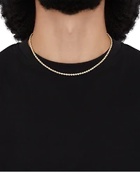 Macy's Hollow Rope Chain Necklace in 10k Yellow Gold