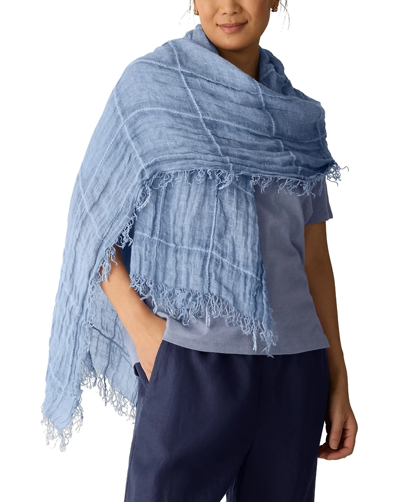 Eileen Fisher Women's Gauzy Textured Scarf