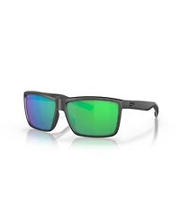Costa Del Mar Men's Rectangle Rinconcito Polarized Sunglasses, 6S9016