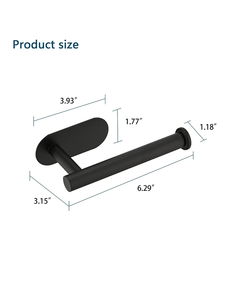 Rainsken Self Adhesive Toilet Paper Holder