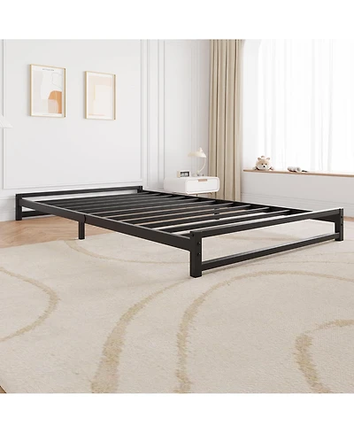 gaomon Metal Platform Bed Frame with Steel Slats Support, Mattress Foundation, Easy Assembly