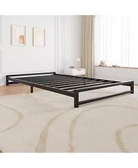 gaomon Metal Platform Bed Frame with Steel Slats Support, Mattress Foundation, Easy Assembly