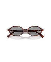 Miu Miu Women's Oval Sunglasses, Mu 04ZS