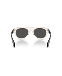 Moncler Unisex Oval Sunglasses, ME6022U