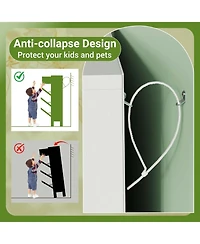 gaomon Shoe Cabinet with 3 Flip Doors & 1 Drawer – Slim Modern Fluted Shoe Organizer with Iron Legs, Freestanding Entryway and Hallway Shoe Rac