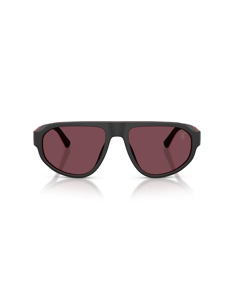 Scuderia Ferrari Men's Geometric Sunglasses, FZ6027U