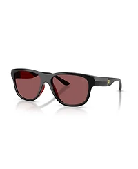 Scuderia Ferrari Men's Rectangle Sunglasses, FZ6028U