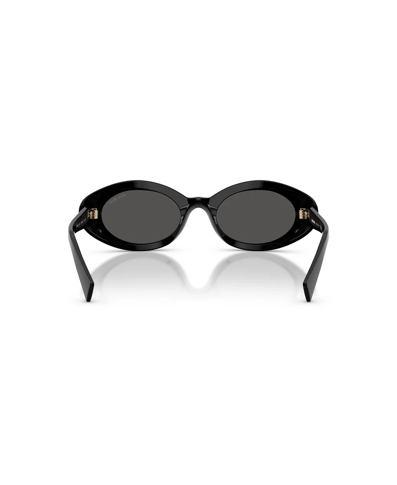 Miu Miu Women's Oval Sunglasses, Mu B09S