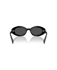 Miu Miu Women's Oval Sunglasses, Mu B09S