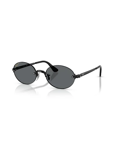 Ray-Ban Unisex Oval Polarized Sunglasses, RB3929