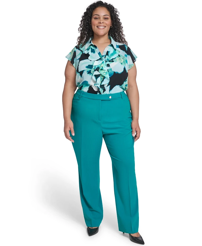 Calvin Klein Plus Mid Rise Modern Pant