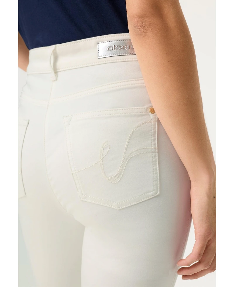 Olsen Women's Cropped Slim Pant