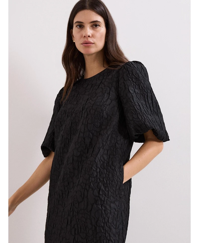 Phase Eight Women's Jacquard Round Neck Mini Dress