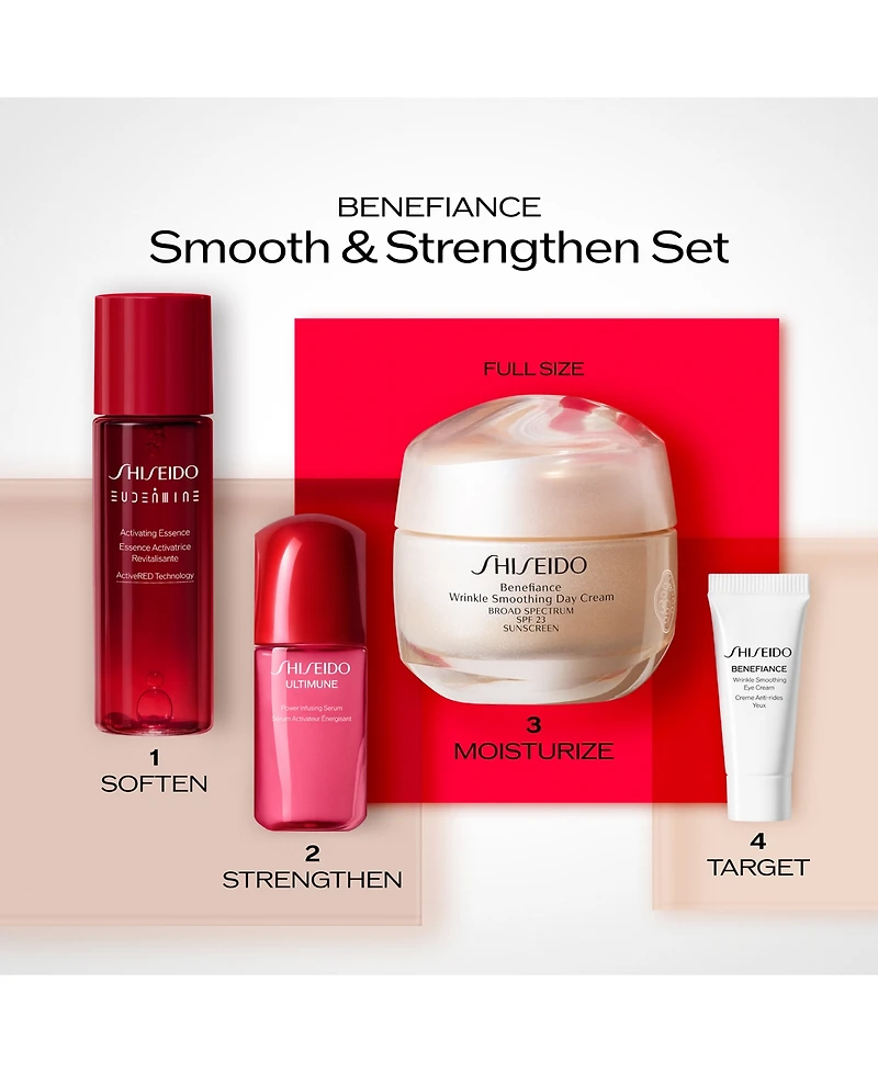 Shiseido 4-Pc. Smooth and Strengthen Anti-Aging Gift Set