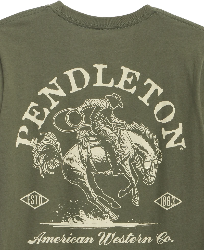 Pendleton Men's American Western Crewneck Graphic T-Shirt