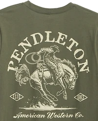 Pendleton Men's American Western Crewneck Graphic T-Shirt