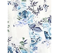 Alex & Sophia Women's Square Neck Printed Fit and Flare Dress