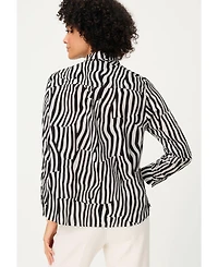 Olsen Women's Modern Zebra Shirt