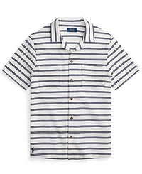 Polo Ralph Lauren Men's Striped Camp Collar Shirt