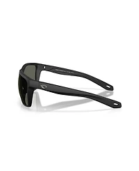 Costa Del Mar Men's Rectangle Broadbill Ii Xl Polarized Sunglasses, 6S9135