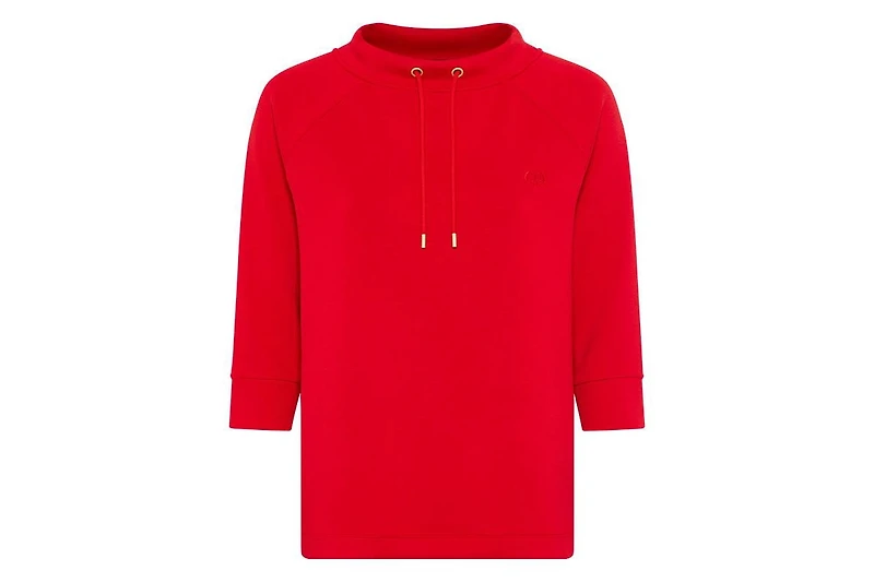 Olsen Women's Scuba Jersey Funnel Neck Top