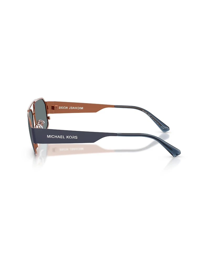 Michael Kors Men's Rectangle Cape Town Sunglasses, MK1182