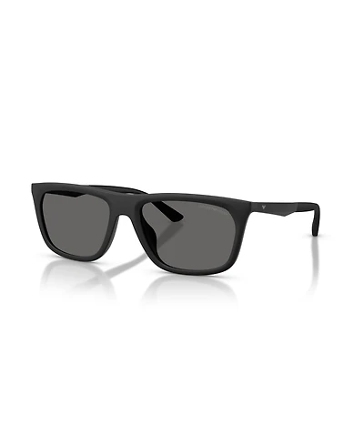 Emporio Armani Men's Rectangle Sunglasses, EA4272U