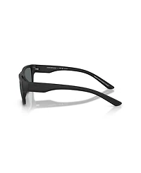 Emporio Armani Men's Rectangle Polarized Sunglasses, EA4267U