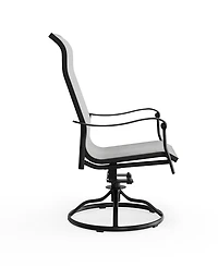 Agio Oasis 29" Aluminum Rust-Proof Outdoor Swivel Chair, Created for Macy's