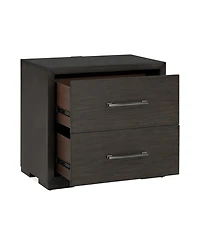 Ryder 26" Oak Veneer Usb Charging Nightstand