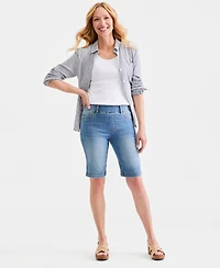 Style & Co Petite High Rise Shaping Bermuda Shorts, Macy's Exclusive
