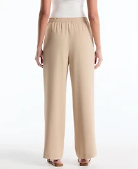 Rafaella Petite Drawstring Wide-Leg Pants