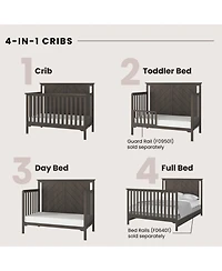 Child Craft Hampton Flat Top 4-in-1 Convertible Crib
