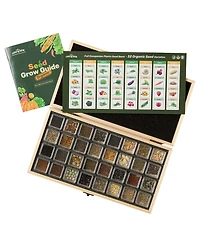 Uncommon Goods Companion Planting Made Easy Seed Bank Set, 32-Variety