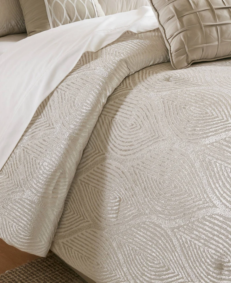 Madison Park Nocturne Jacquard 10-Pc. Comforter Set
