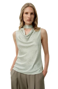 Lilysilk Women's Ying Jacquard Silk Tank