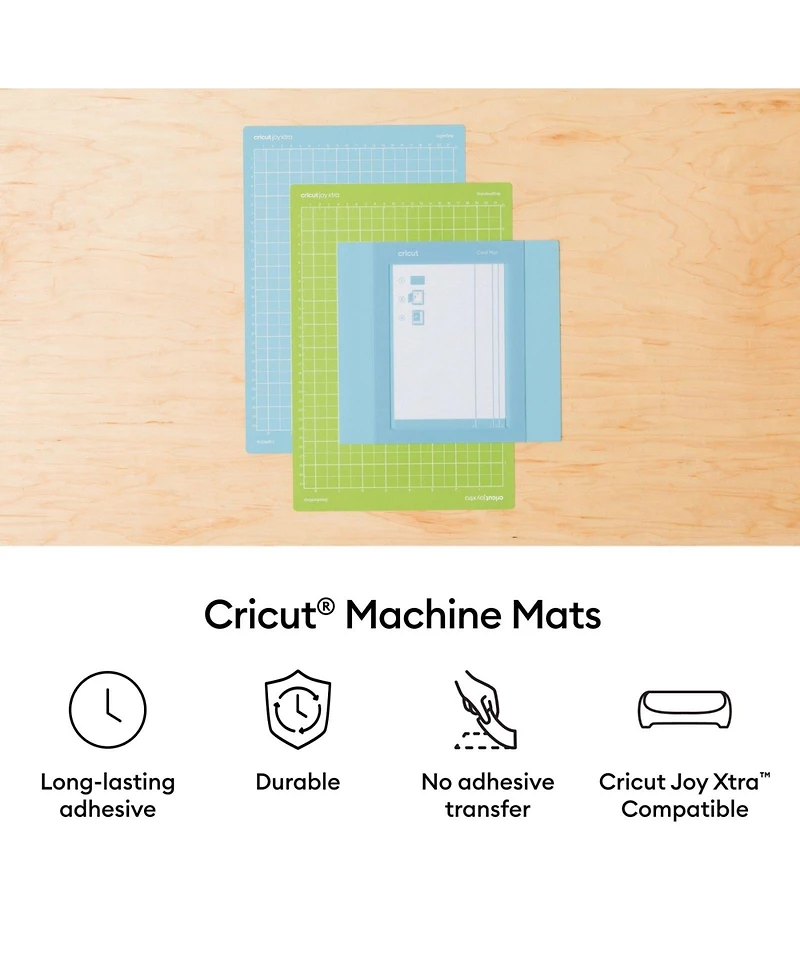 Cricut Joy Xtra Machine Mat Variety Pack - 8.5 in x 12 in (4 ct)