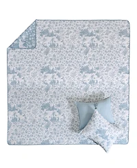 Greenland Home Fashions Toile Patch Reversible 3-Pc. Coverlet Set, Full/Queen