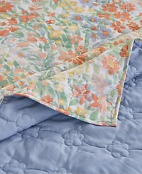Greenland Home Fashions Alice Pastel Floral 3-Pc. Quilt Set, King/California King