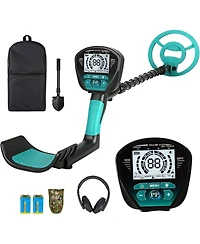 Joyaire Metal Detector for Adults Waterproof, High-Accuracy Pinpointer Set, 4 Mode, 9" Coil, Backlight Lcd, All Metal/Disc Modes for Junior & You
