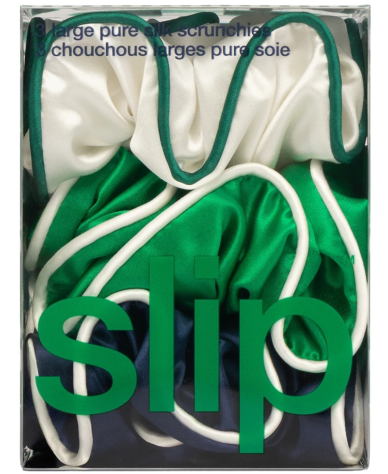 Slip Pure Silk Large Scrunchies Set