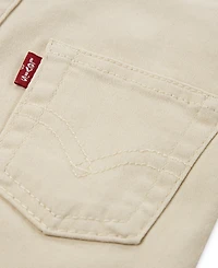 Levi's Baby Boys' and Girls' Sleeveless Twill Overalls