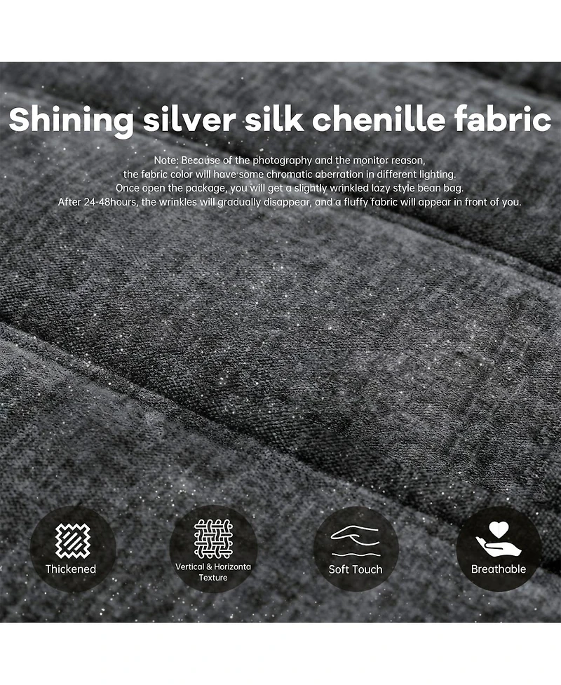 Streamdale Furniture Ergonomic Support System with Premium Chenille Fabric