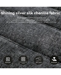 Streamdale Furniture Ergonomic Support System with Premium Chenille Fabric