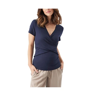 Ripe Maternity Maternity Ripe Luxe Knit Embrace Nursing Tee